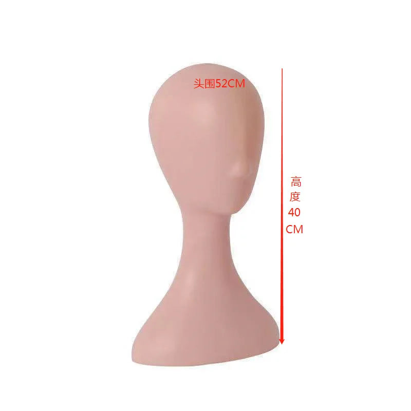 New Hair Salon Hairdressing Practice Training Human Head With Clamp
