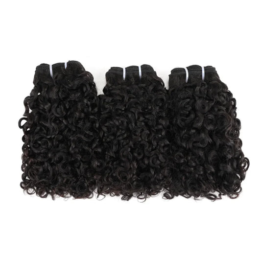 Malaysia 12A Curly Human Hair Bundles Deep Curly Hair Bundles Brazilian Raw Hair 10-20 Inch Loose Deep Wave Bundles