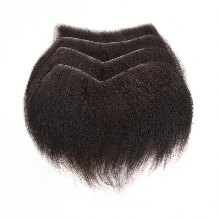 Forehead Hairline Toupee For Men High Density Human Hair Skin PU Mens Frontal Hairpieces Hair Topper Receding Natural Hairline