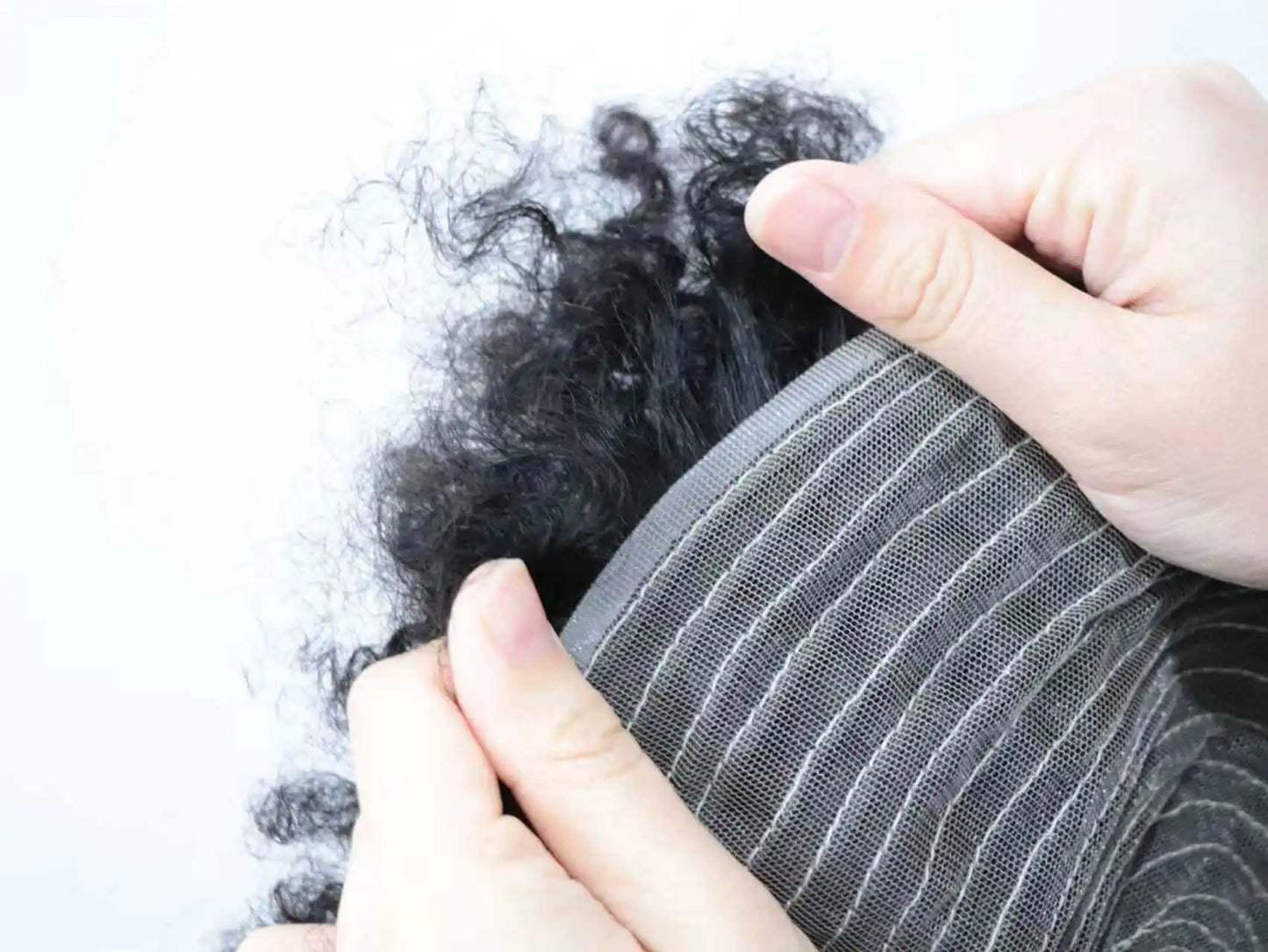 Men'S African Curly Human Hair Wig | Full Coverage with Breathable Lace Base, Soft Natural Curls, Comfortable Secure Fit