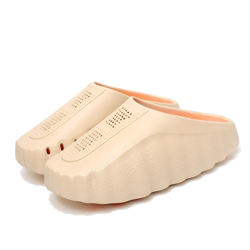 Men's Slippers Non-Slip Slides Fashion Massage Slippers Comfortable Women Slides Summer Sandals Outdoor Indoor Shoes Big Size