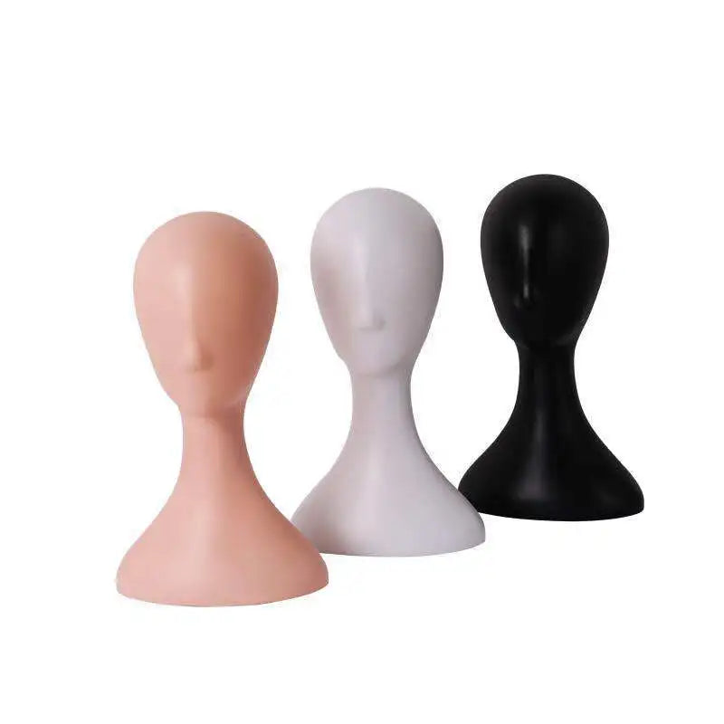 New Hair Salon Hairdressing Practice Training Human Head With Clamp