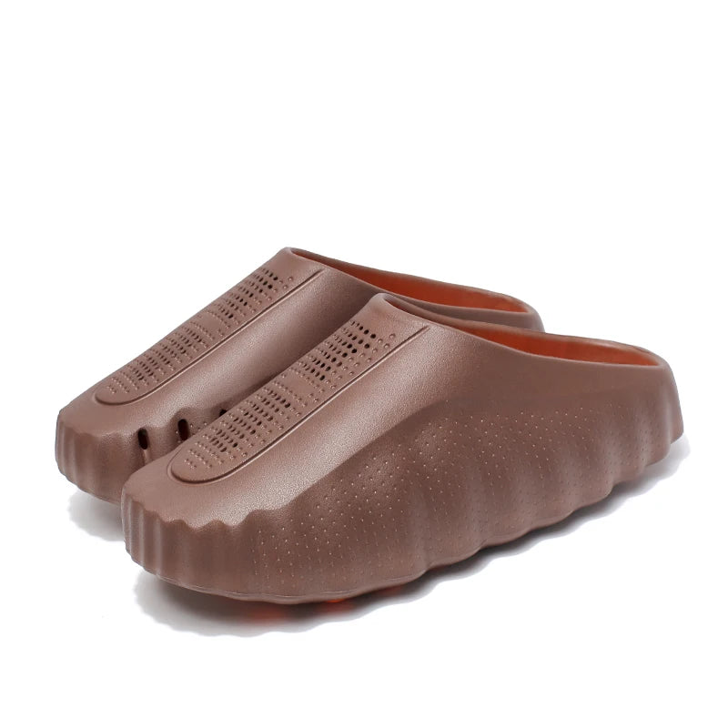Men's Slippers Non-Slip Slides Fashion Massage Slippers Comfortable Women Slides Summer Sandals Outdoor Indoor Shoes Big Size