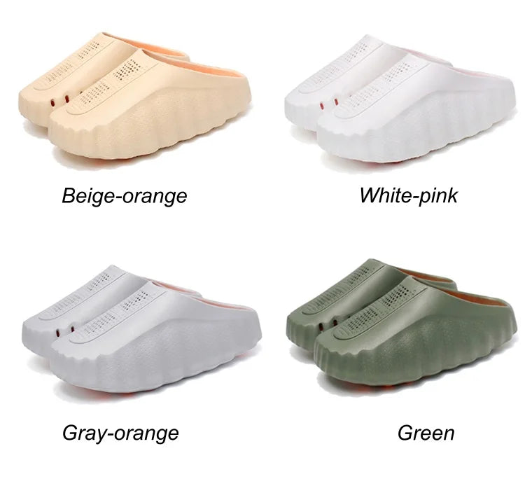 Men's Slippers Non-Slip Slides Fashion Massage Slippers Comfortable Women Slides Summer Sandals Outdoor Indoor Shoes Big Size