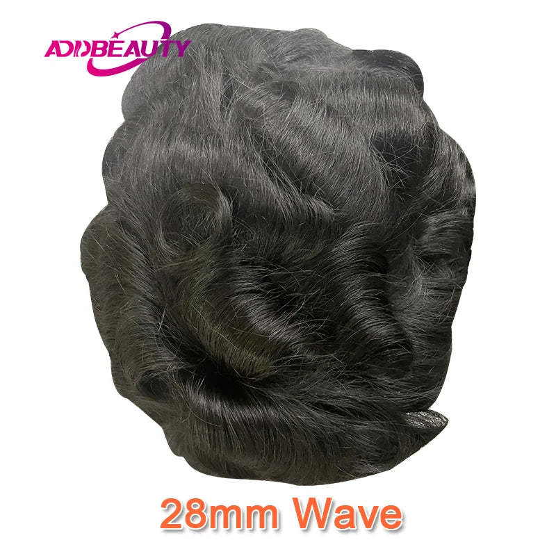 Male Human Hair Wig Mono NPU Indian Human Hair Prosthesis Durable Men Toupee Hair System Hairpiece Natural Brown Human Hairline