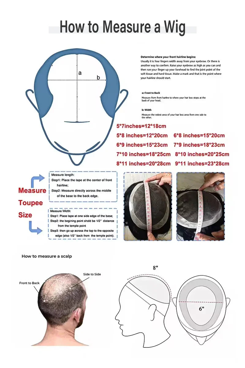 Men Human Hair Toupee Fine Mono NPU Human Hair Wigs Breathable Male Hair Prosthesis Indian Hair System Straight Wave Hairpiece