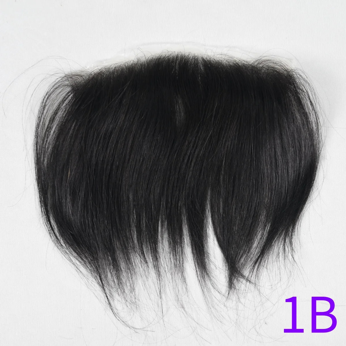 Men's forehead hairline wig; high density human hair skin PU men's frontal hairpiece V ring frontal hair top
