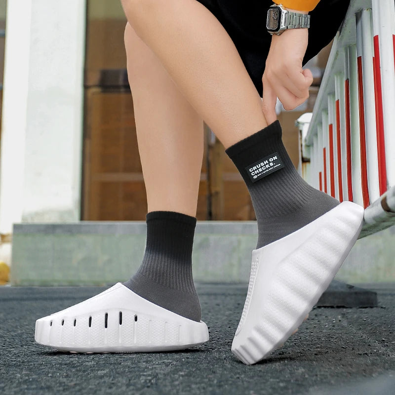 Men's Slippers Non-Slip Slides Fashion Massage Slippers Comfortable Women Slides Summer Sandals Outdoor Indoor Shoes Big Size