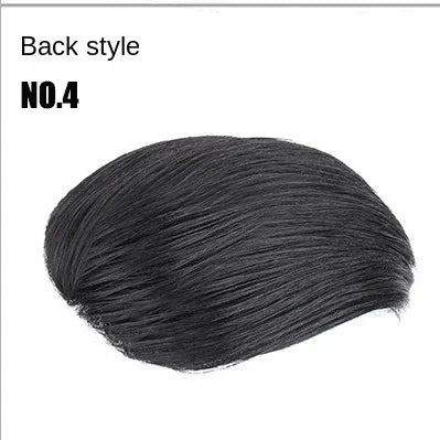 Human Hair 16x18CM 18X20CM Men Toupee With Clip Silk Top Breathable And Natural Male Hairpiece To Wear Quickly Increase Hair
