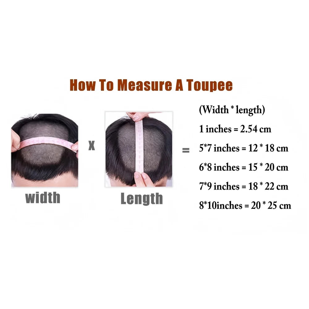 Men's forehead hairline wig; high density human hair skin PU men's frontal hairpiece V ring frontal hair top