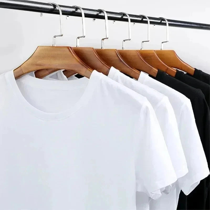 American Style Summer Cotton Short Sleeve T-Shirt, Fashion Crew Neck Versatile Tops for Men Women, Young Ins Style vintage