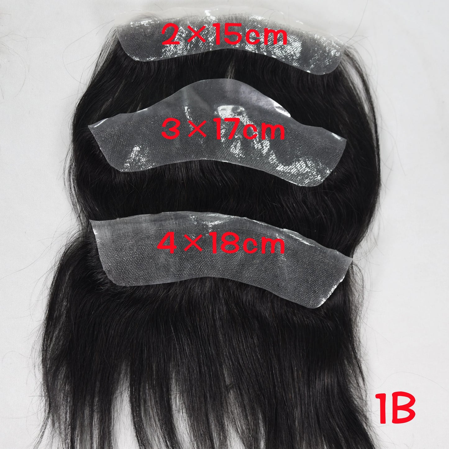 Men's forehead hairline wig; high density human hair skin PU men's frontal hairpiece V ring frontal hair top