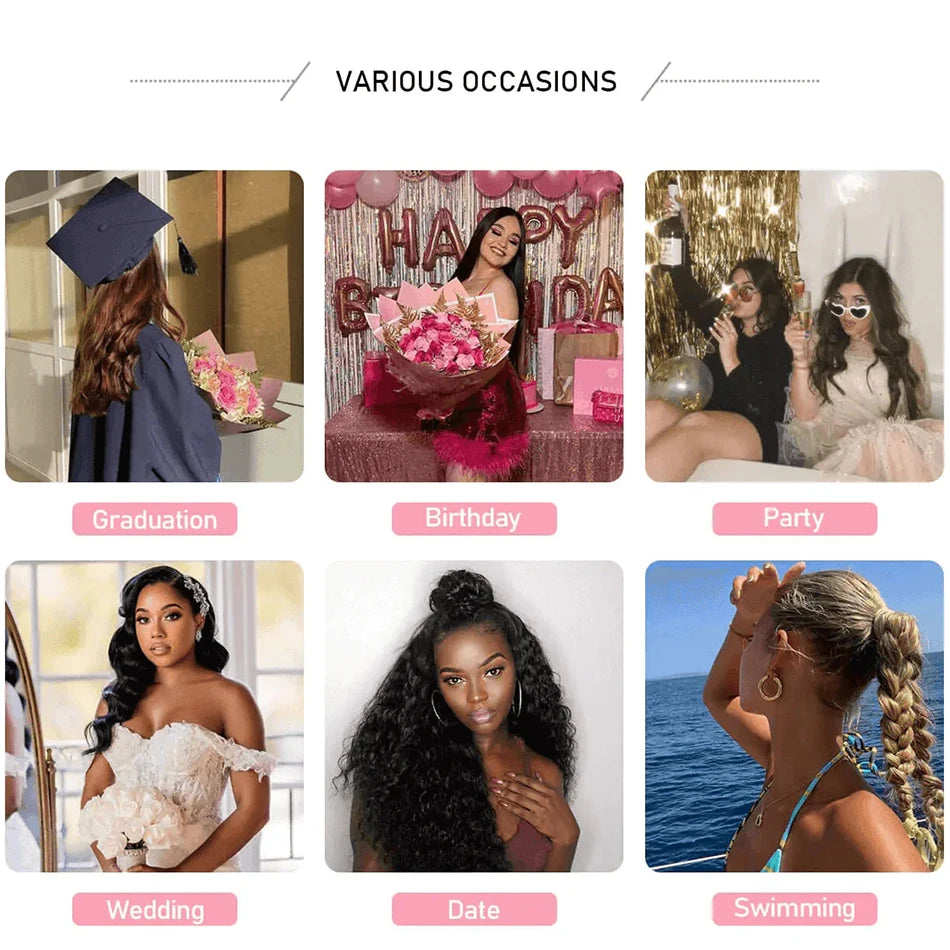 Malaysian Human Hair Water Wave Bundles With Lace Closure Virgin Human Hair Weave With 4x4 HD Transparent Lace Closure