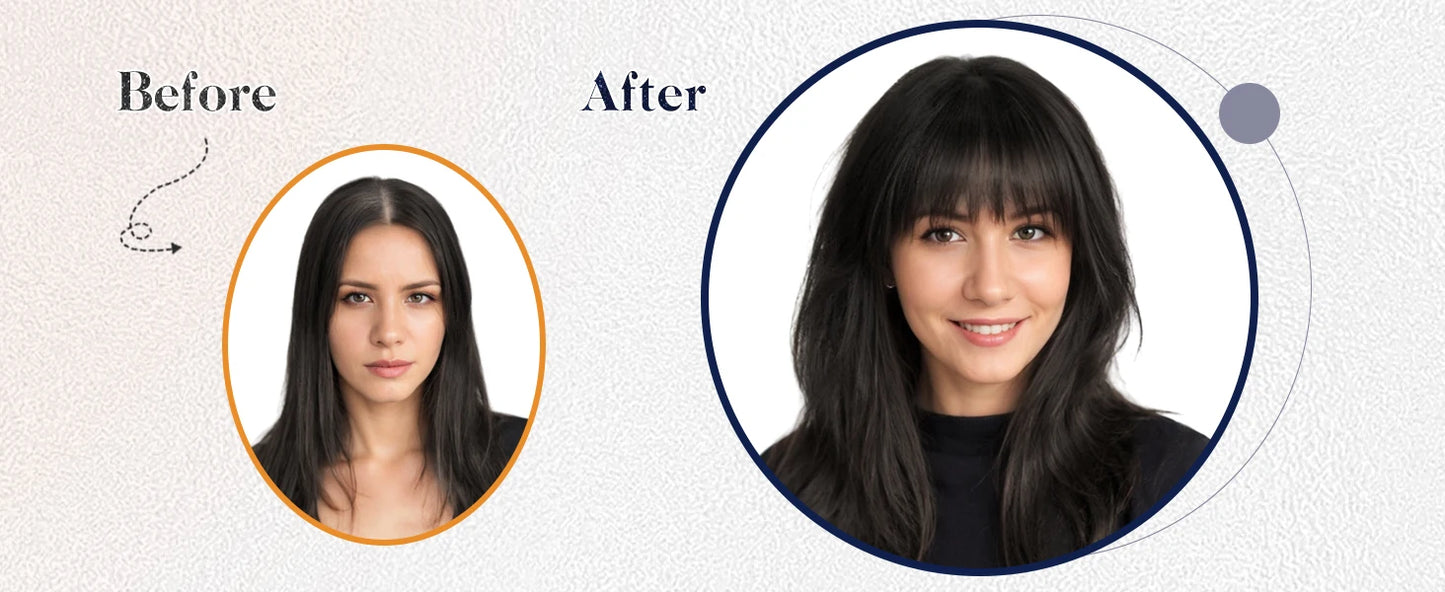 Human Hair Toppers for Women Real Human Hair Topper with Bangs Hand-Tied Thin Lace Base Light Weight Clip in Hairpiece Extension