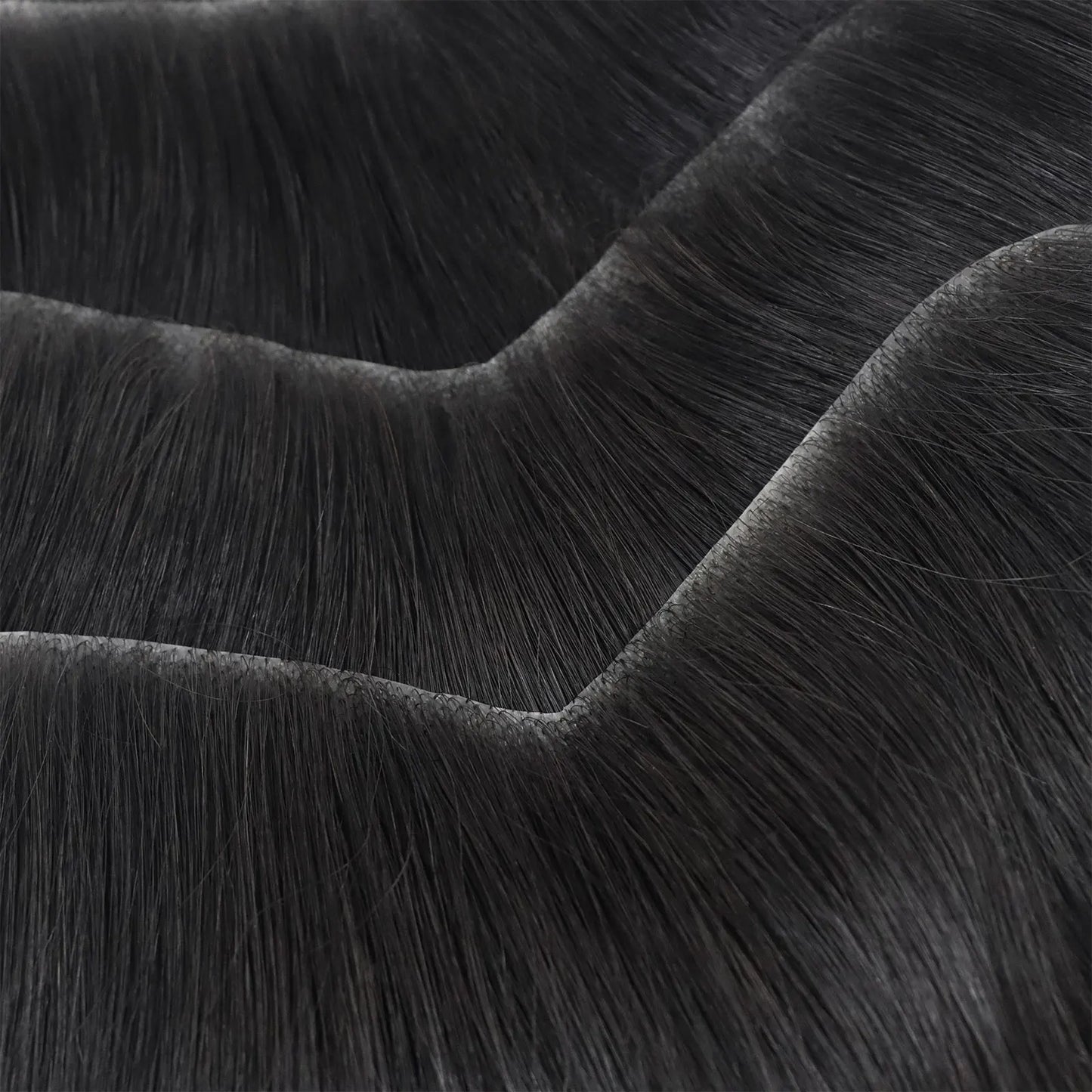 Brown Black Men Toupee Human Hair Frontal Hairline 180 Density V Loop Straight Forehead Toupee Natural Hair Capillary Prosthesis