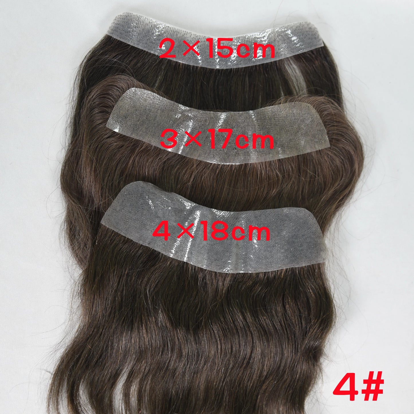 Men's forehead hairline wig; high density human hair skin PU men's frontal hairpiece V ring frontal hair top