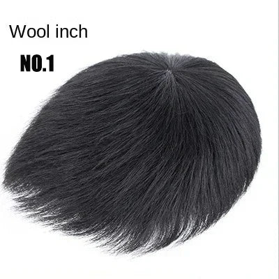 Human Hair 16x18CM 18X20CM Men Toupee With Clip Silk Top Breathable And Natural Male Hairpiece To Wear Quickly Increase Hair