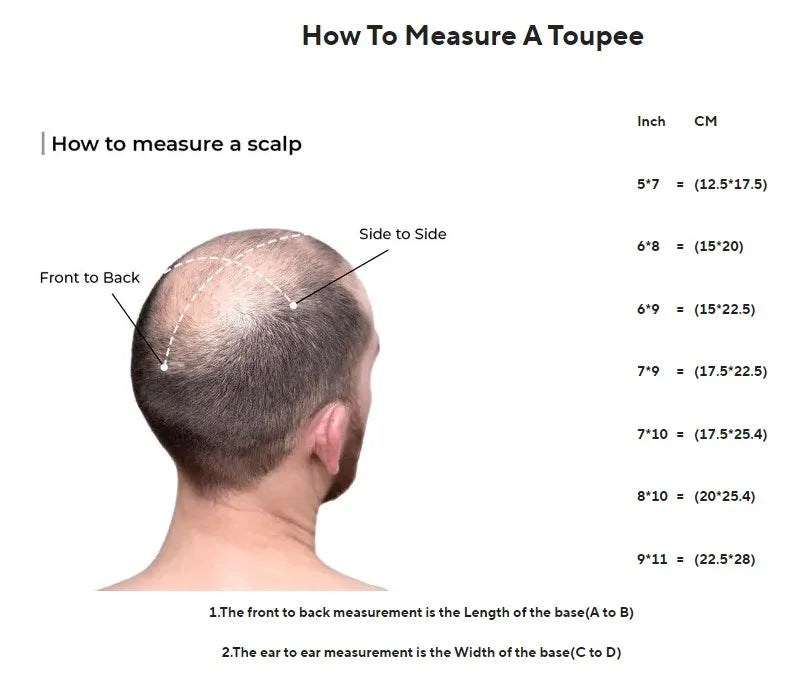100% Human Hair Toupee For Men Curly Hair Full PU Base Men Hair System Black Men Grooming Essential
